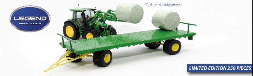 Farm Flatbedtrailer JD Limited Edition - 1:32